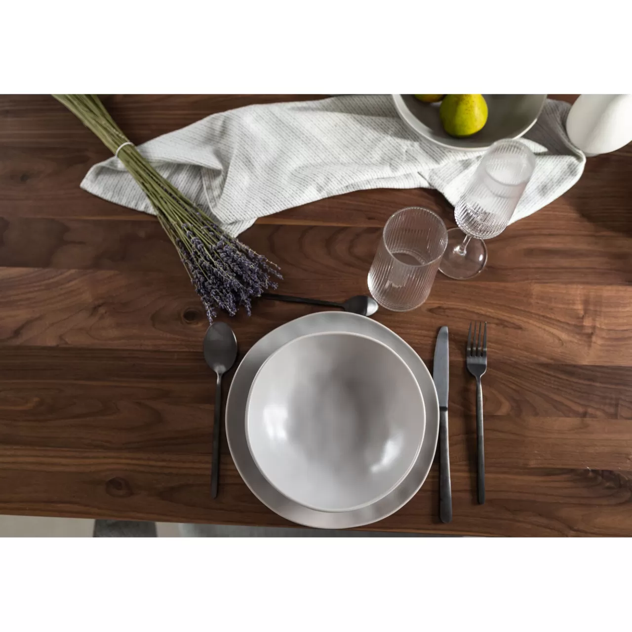 Assiette Creuse Organic Gris O21Cm*KARE Design Hot