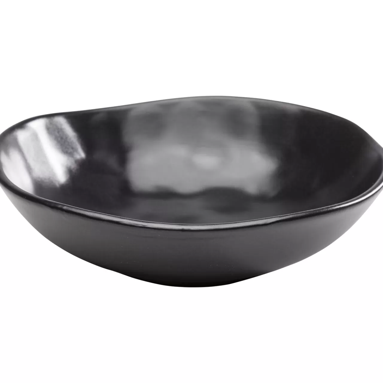 Assiette Creuse Organic Noire O22Cm*KARE Design Outlet