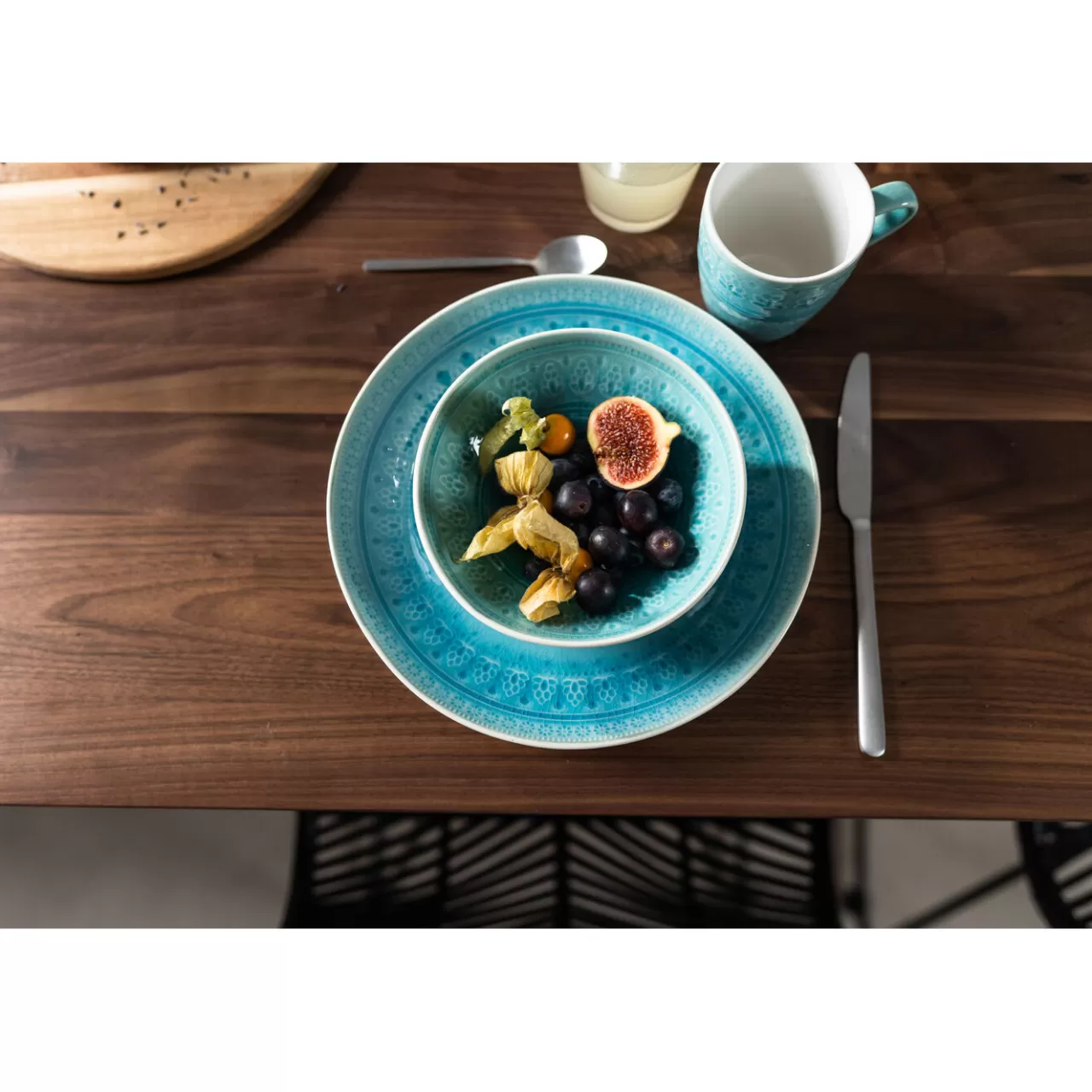 Assiette Sicilia Bleu O27Cm*KARE Design Outlet