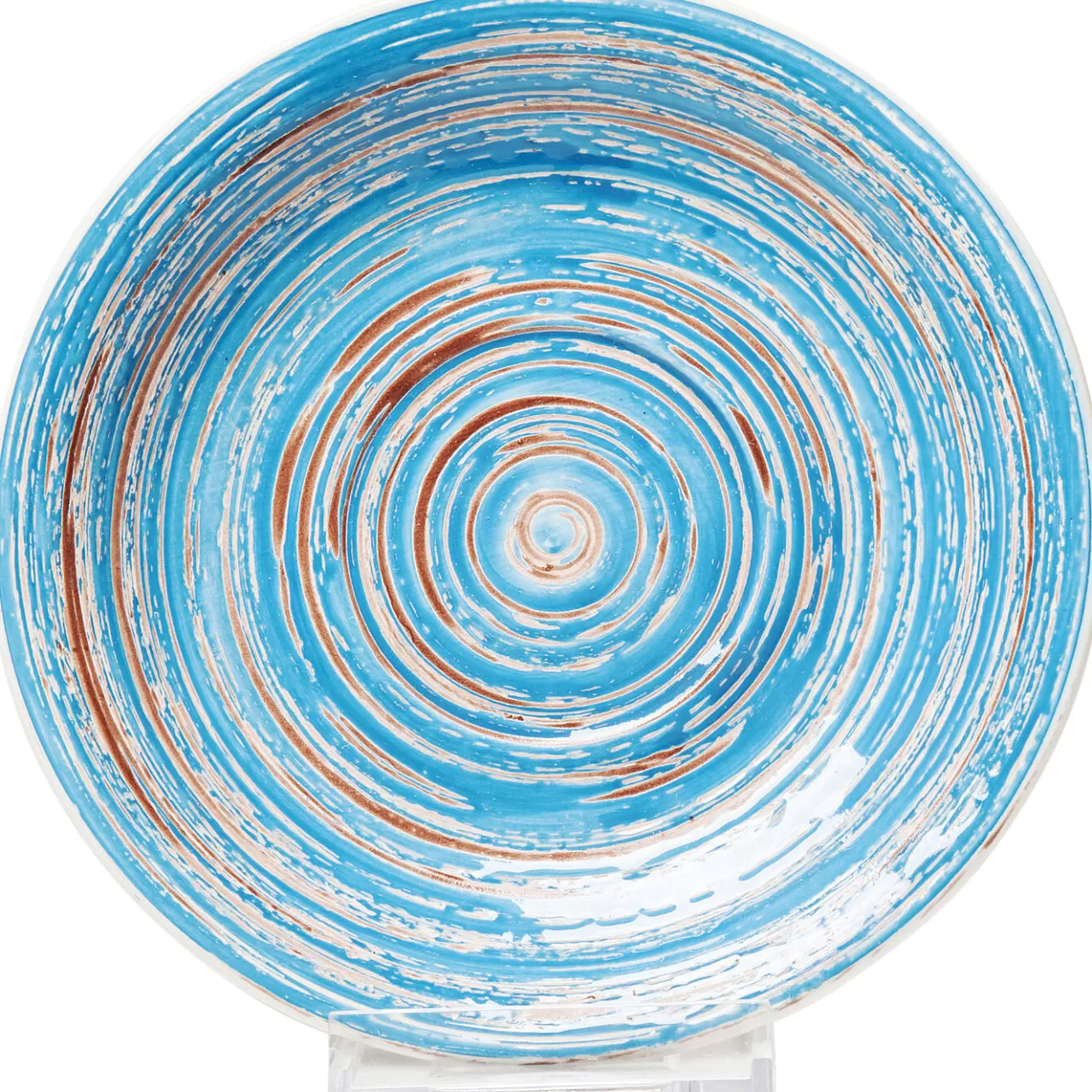 Assiette Swirl Blue O19Cm*KARE Design Best