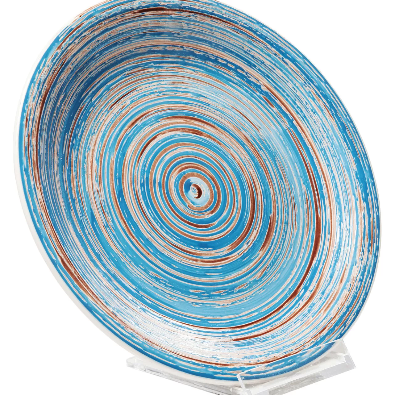 Assiette Swirl Blue O19Cm*KARE Design Best