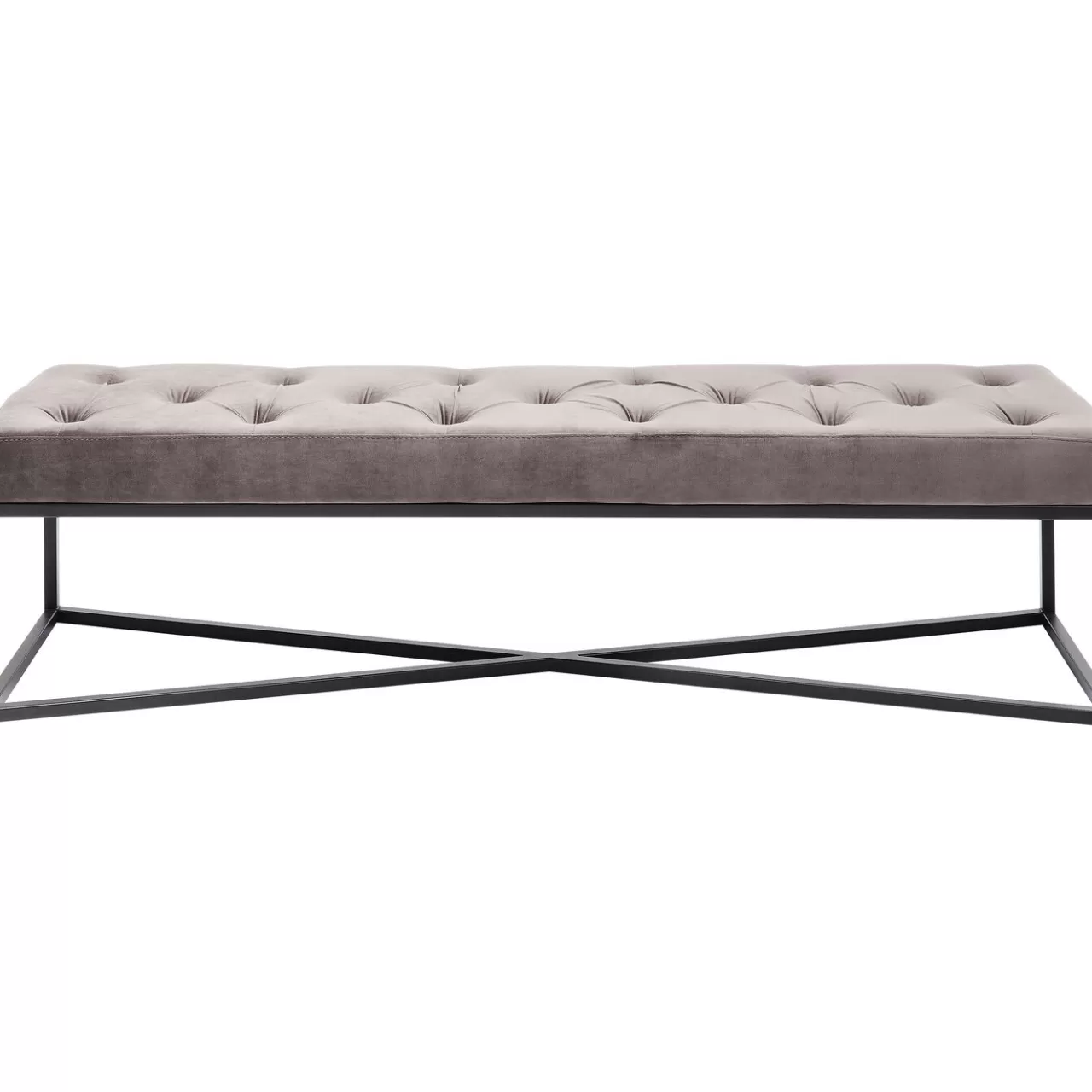 Banquette Crossover Gris Noir 150X40Cm*KARE Design Hot