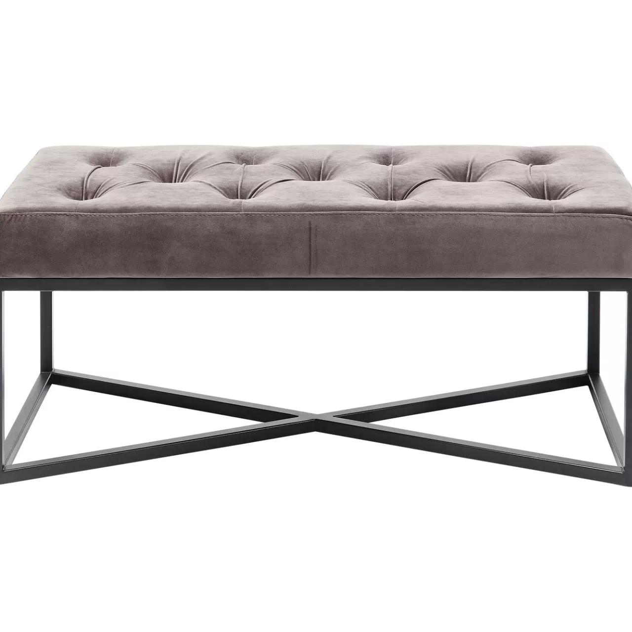 Banquette Crossover Gris Noir 90X40Cm*KARE Design Best