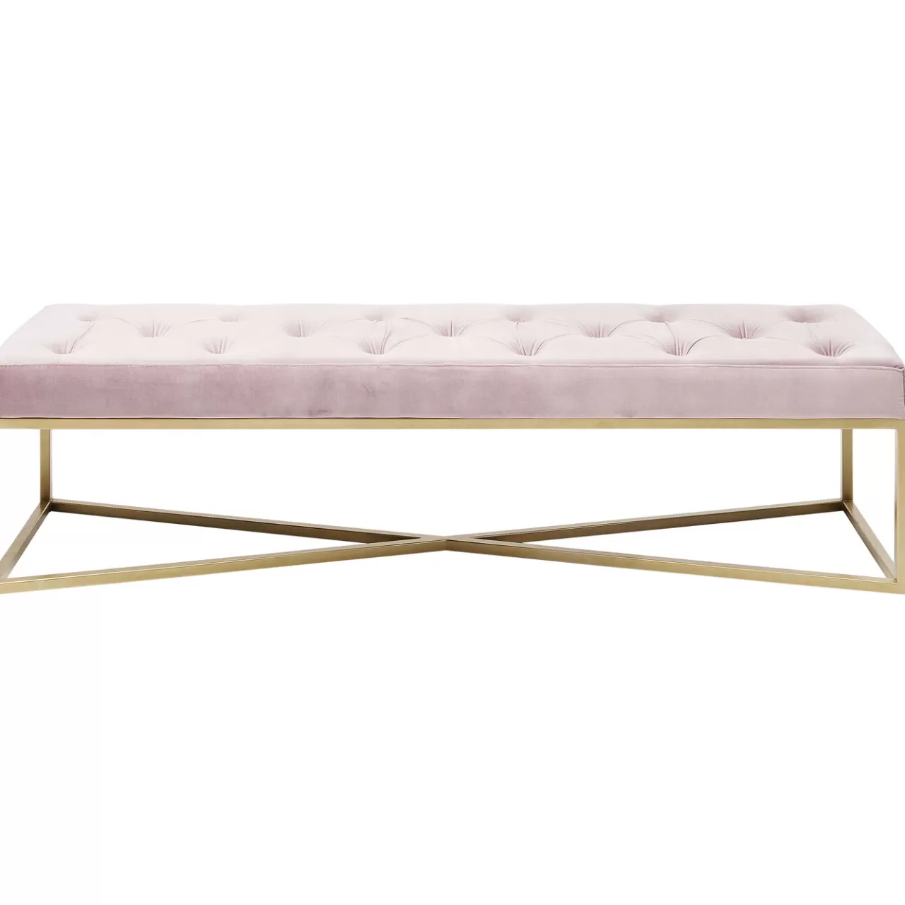 Banquette Crossover Rose Laiton 150X40Cm*KARE Design Best