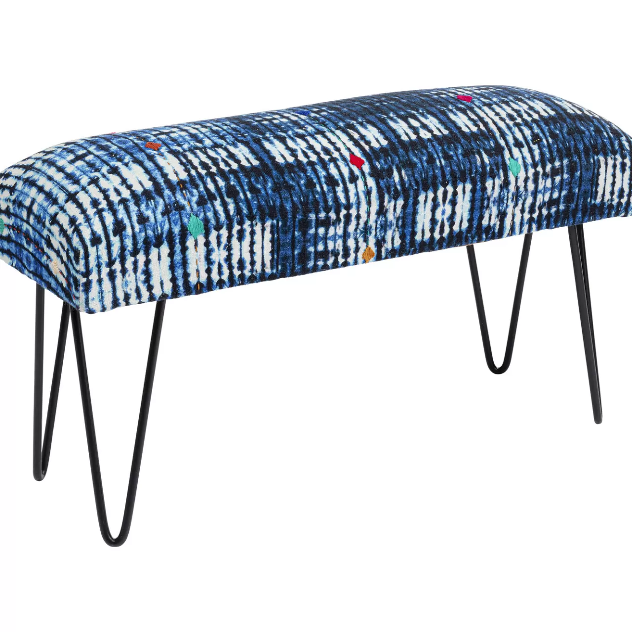 Banquette Desna Patchwork Bleu 80Cm*KARE Design Discount