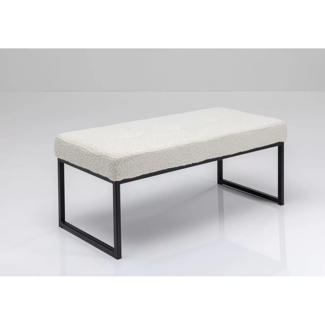 Banquette Smart Boucle Creme Noir 90Cm*KARE Design Best Sale