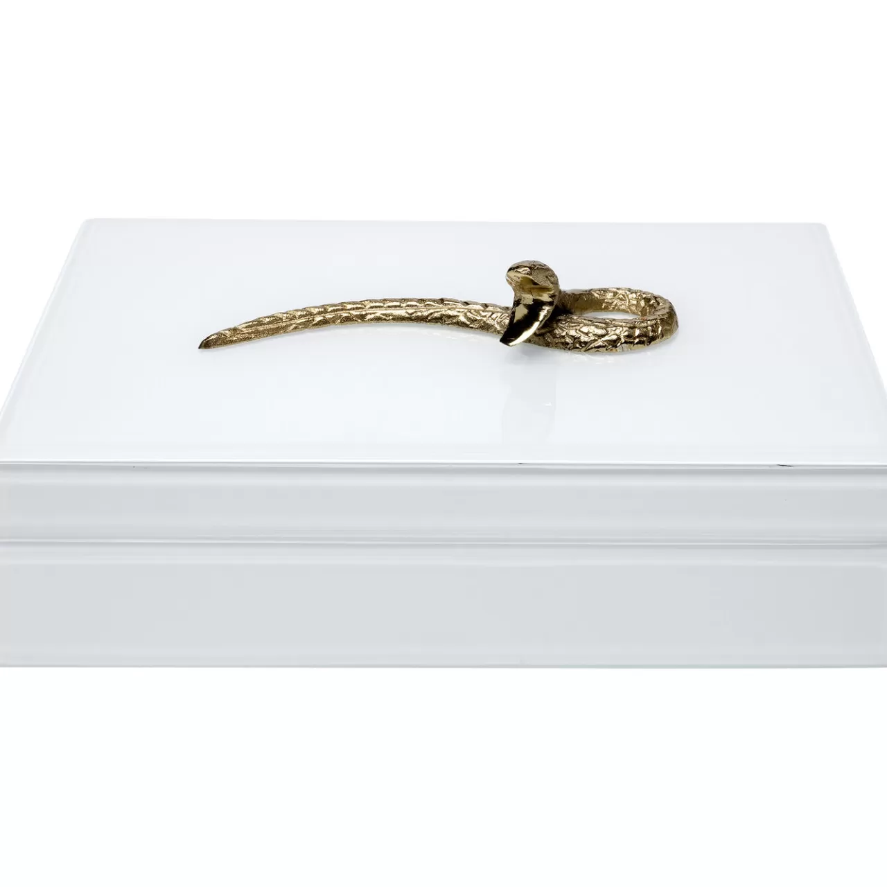 Boite Snake Bite Blanc 28X7Cm*KARE Design Cheap