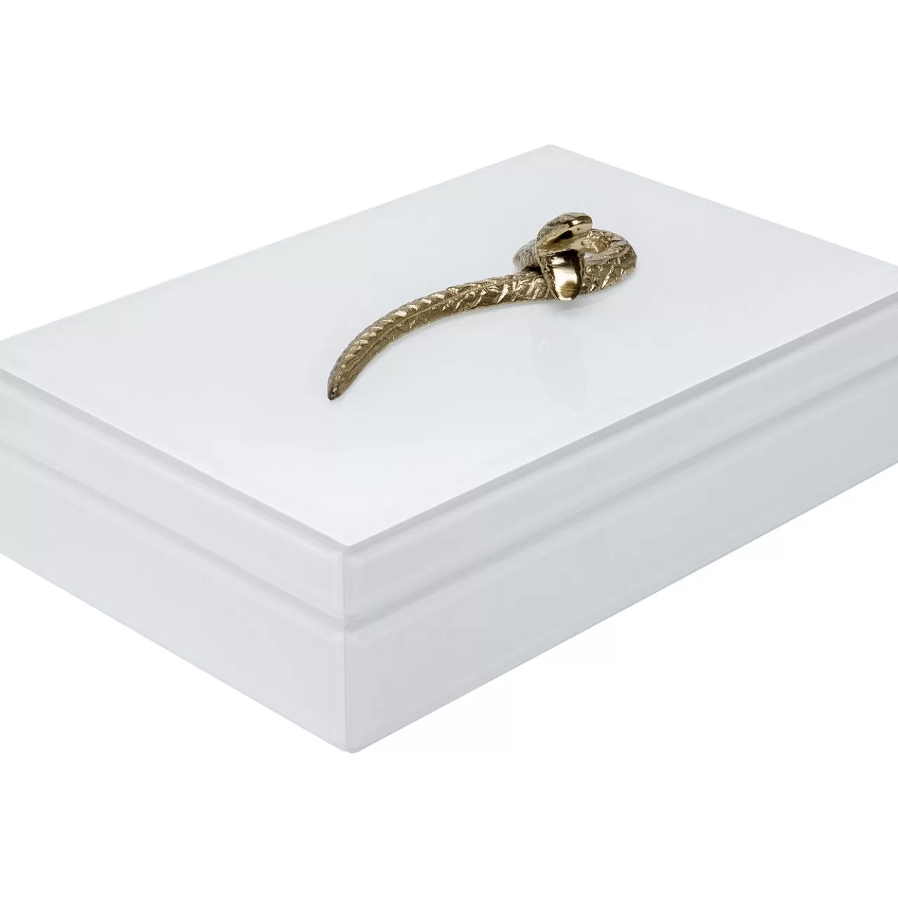 Boite Snake Bite Blanc 28X7Cm*KARE Design Cheap