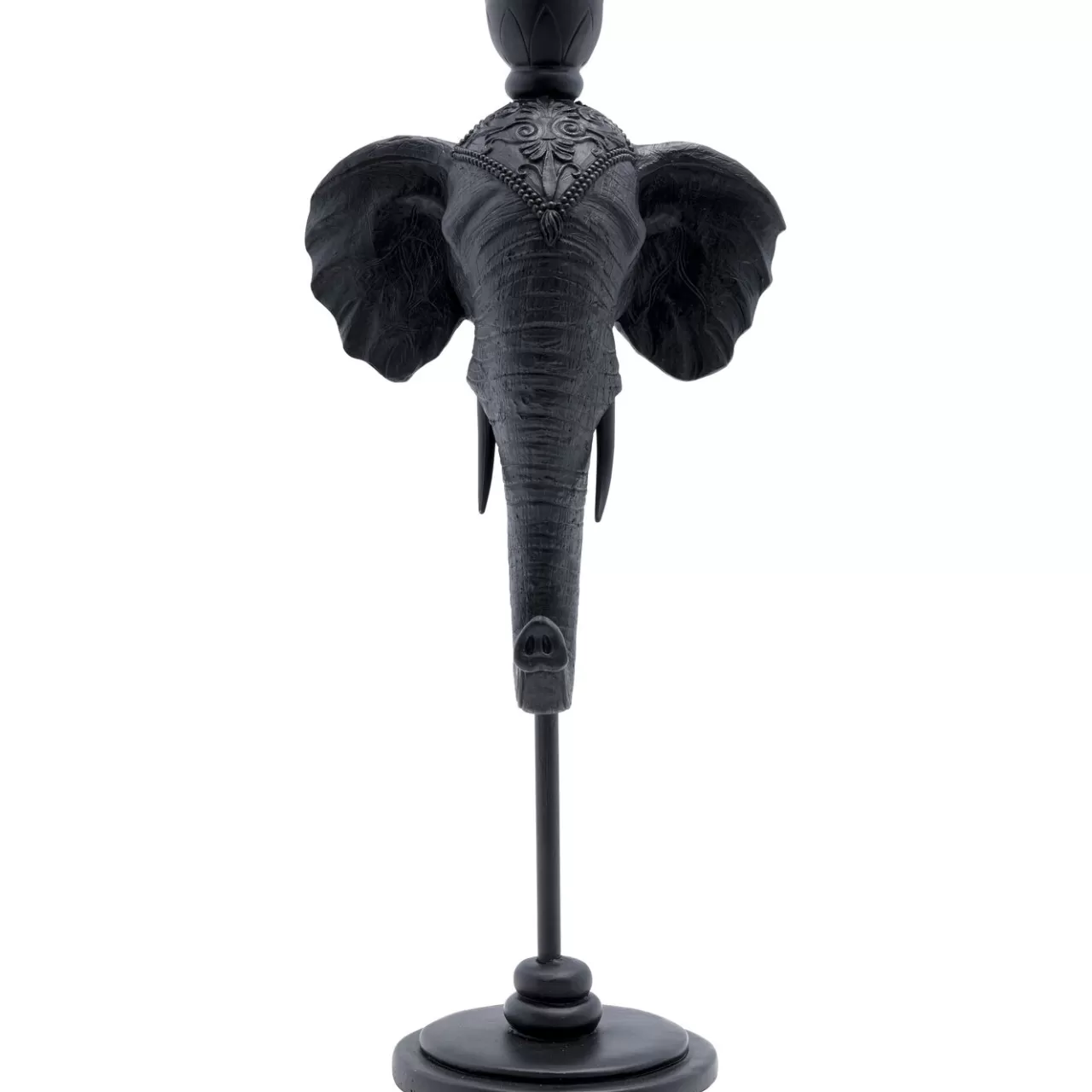 Bougeoir Elephant Head Noir 36Cm*KARE Design Hot