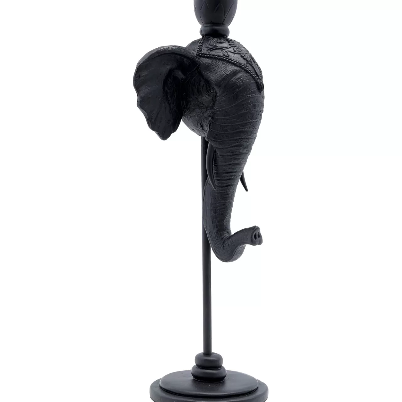 Bougeoir Elephant Head Noir 36Cm*KARE Design Hot