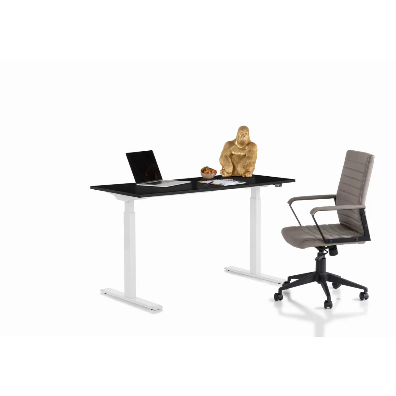 Bureau Office Blanc Noir 140X70*KARE Design Online