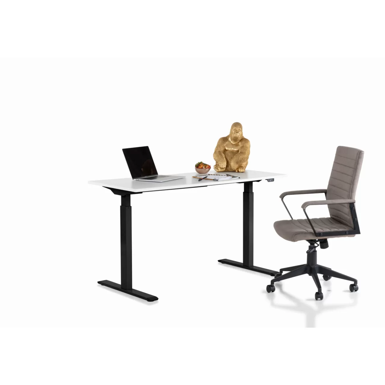 Bureau Office Noir Blanc 120X60Cm*KARE Design Store