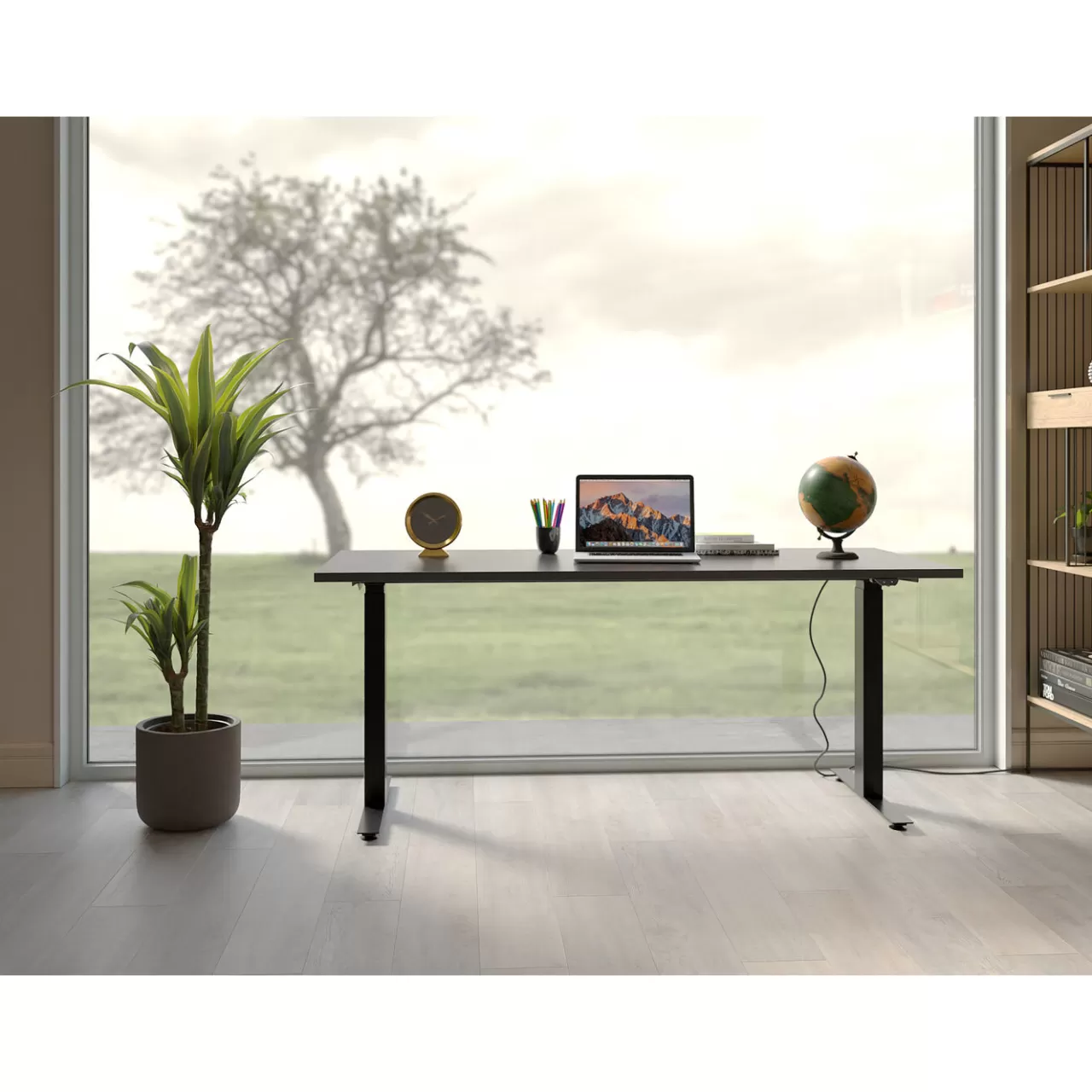 Bureau Office Noir Noir 140X70*KARE Design Shop