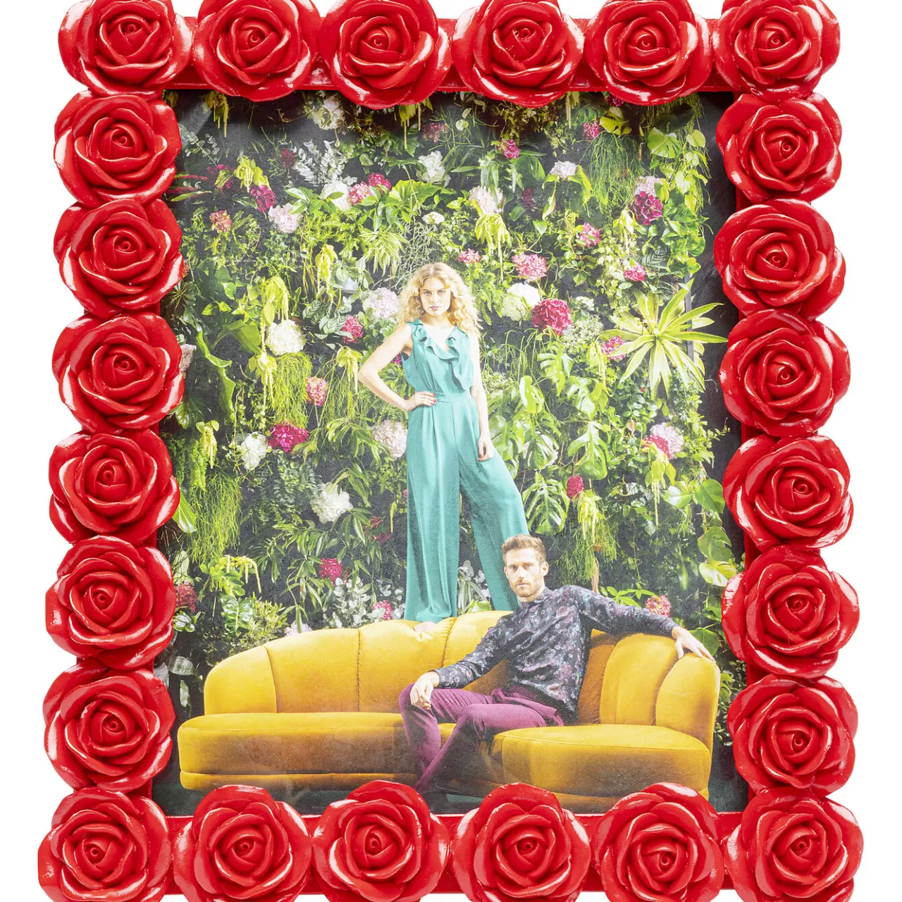 Cadre Photo Romantic Rose Rouge 20X25Cm*KARE Design Cheap