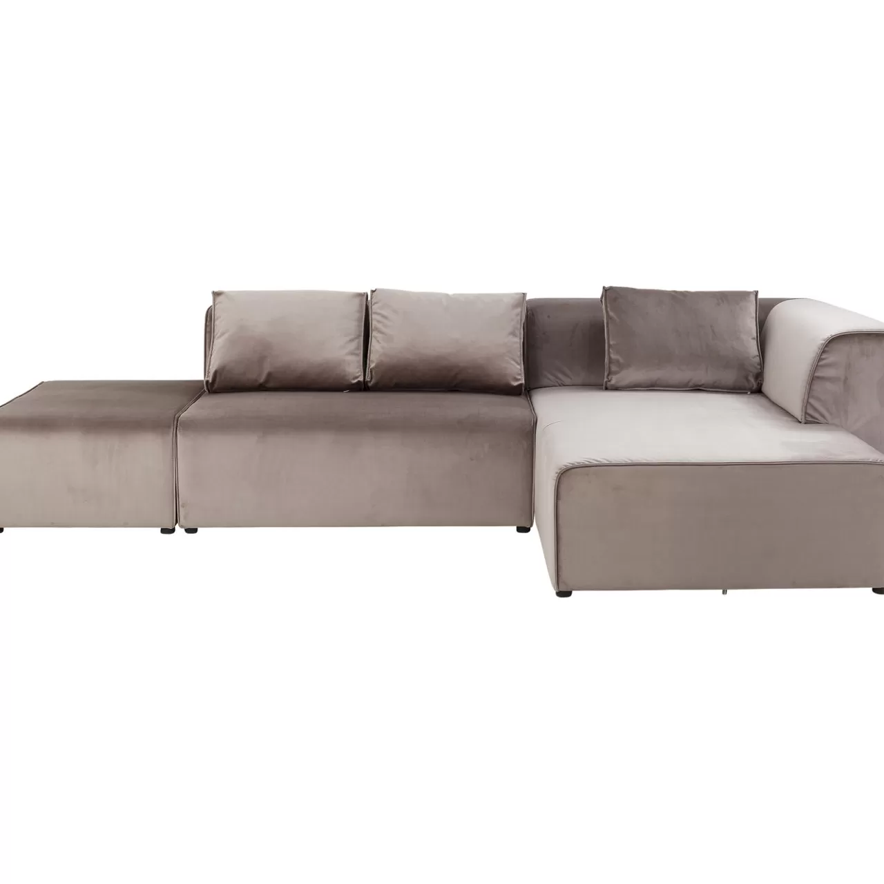 Canapés D Angle Infinity Velvet Taupe Droite*KARE Design New