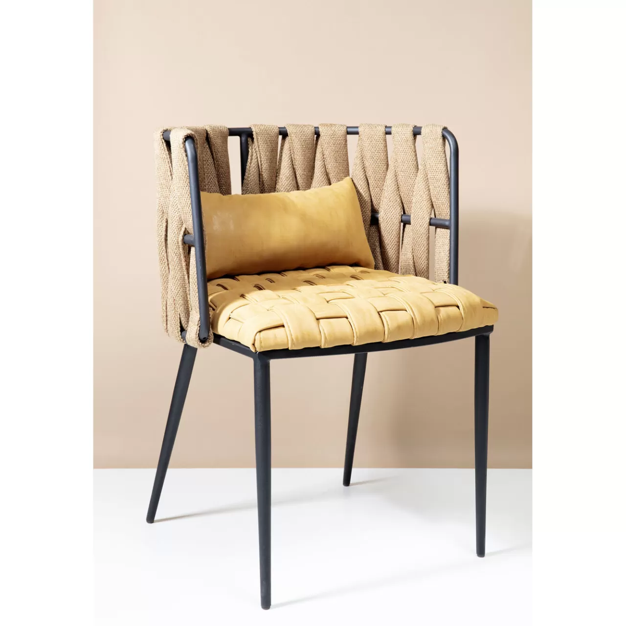 Chaise A. Acc. Cheerio Jaune A.Coussin*KARE Design Shop