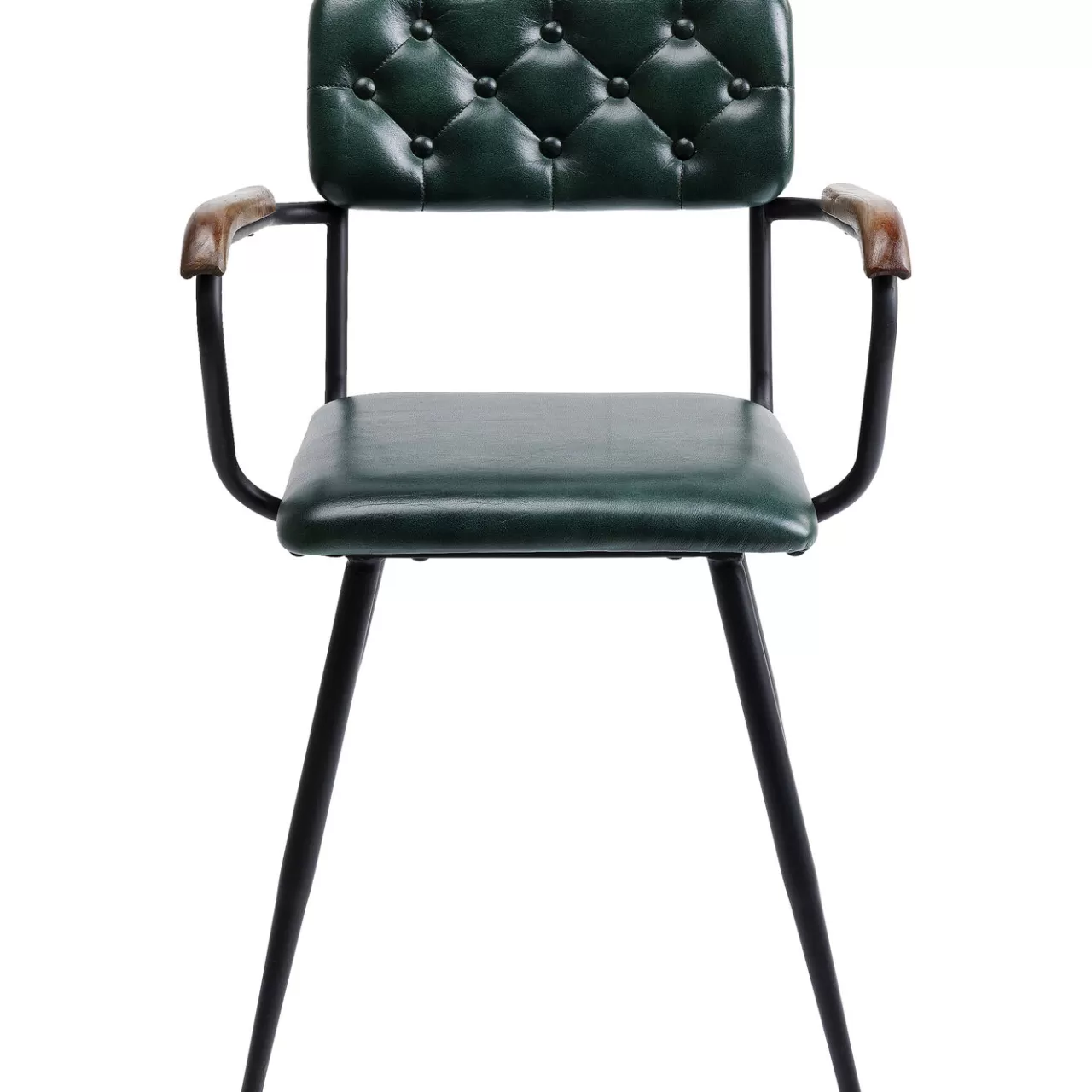 Chaise A. Acc. Salsa.Cuir Vert Fonce*KARE Design Online