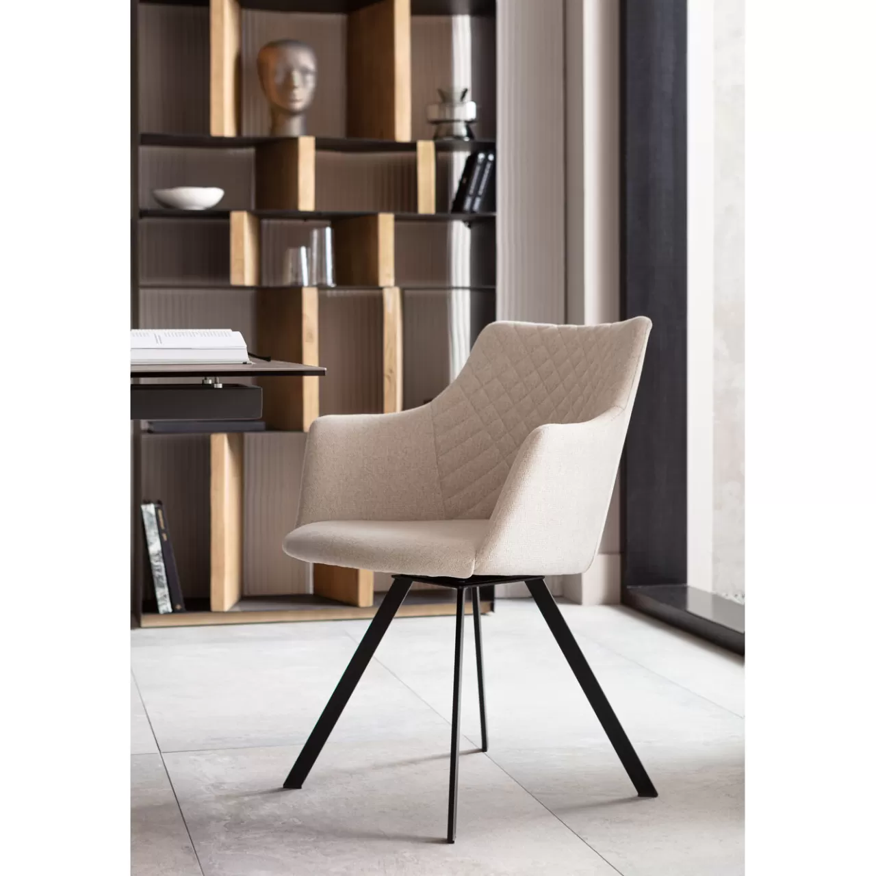 Chaise Pivotante Coco Creme*KARE Design Outlet