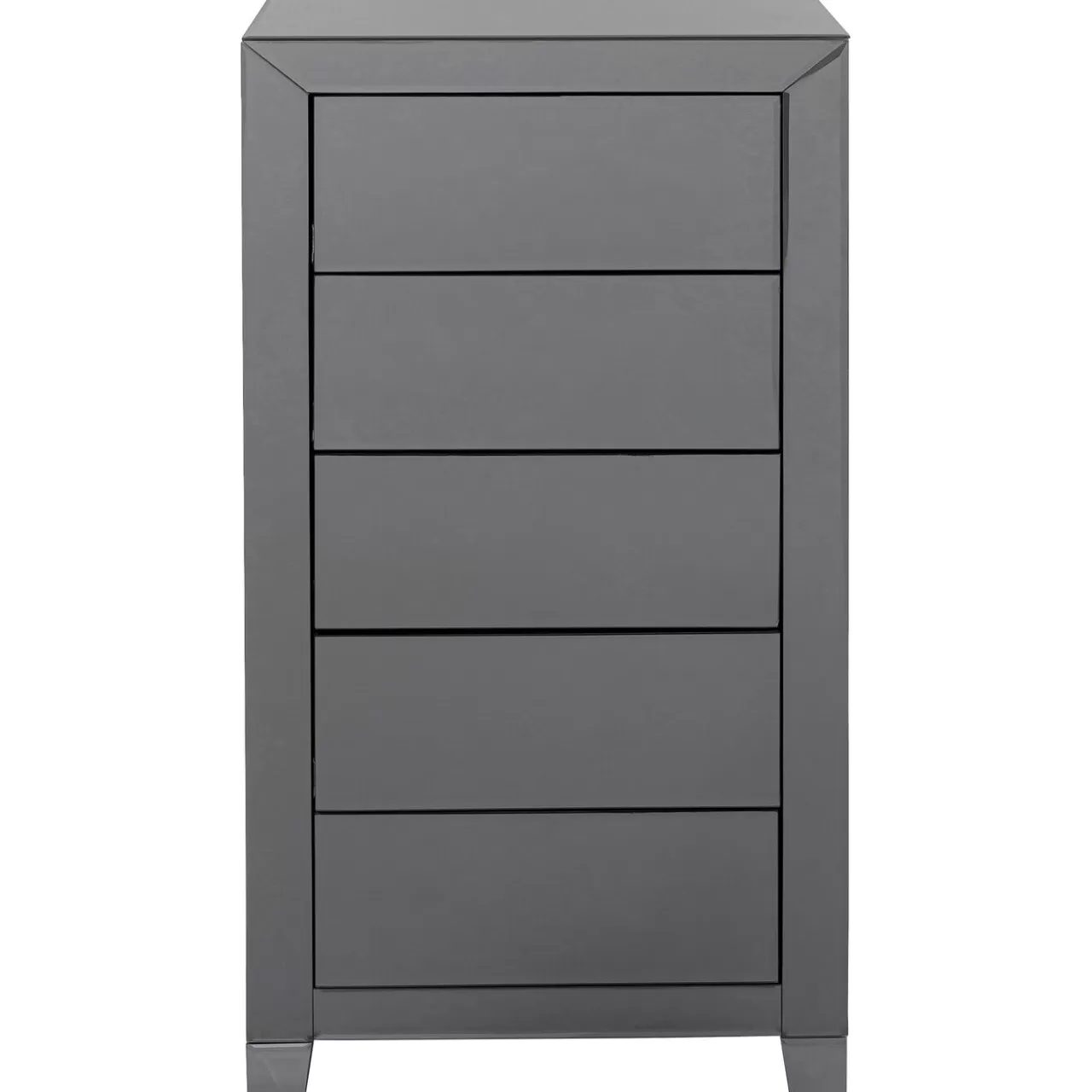 Commode Haute Luxury Push 5 Tiroirs Gris*KARE Design Best Sale