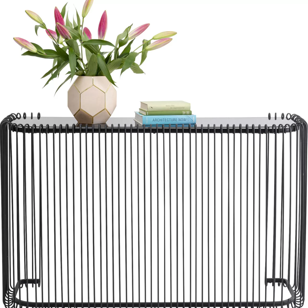 Console Wire Noir 142X89Cm*KARE Design Online