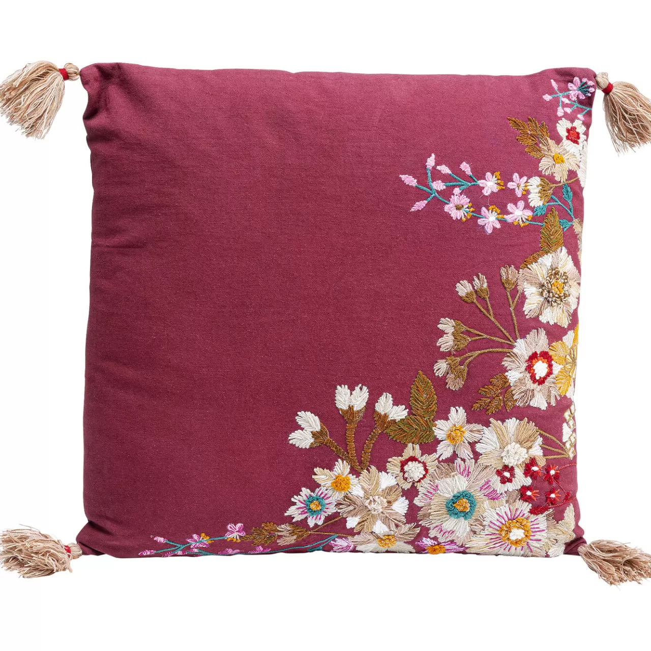 Coussin Embroidery Blossom 50X50Cm*KARE Design Sale