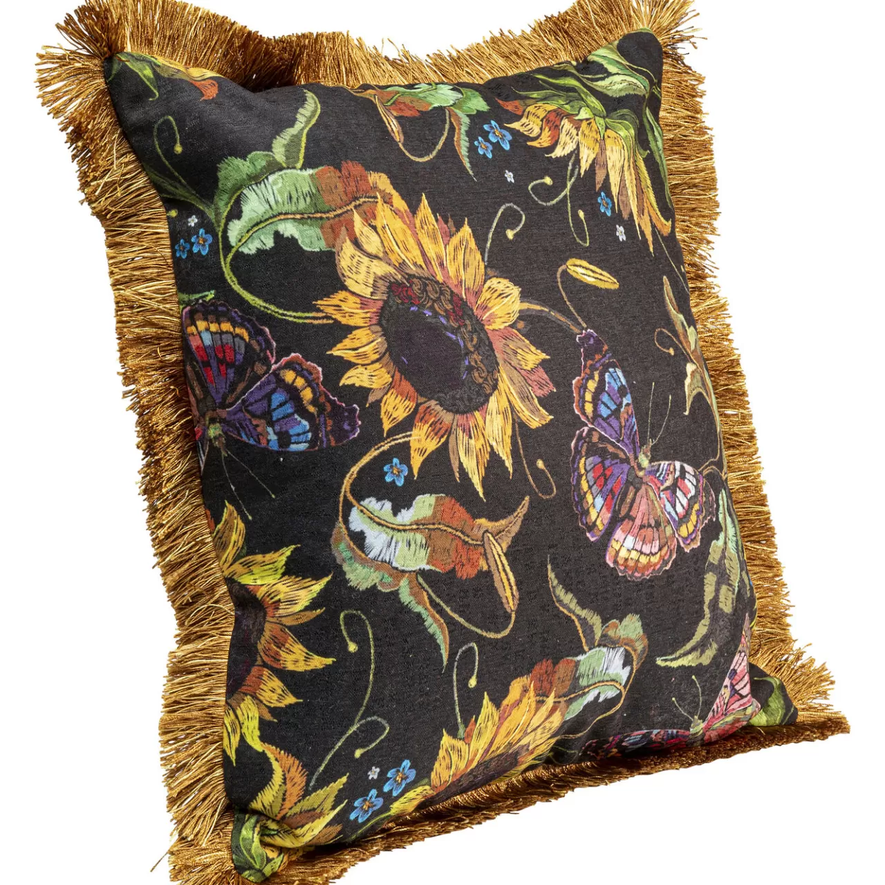 Coussin Sunflower Fringe 45X45Cm*KARE Design New