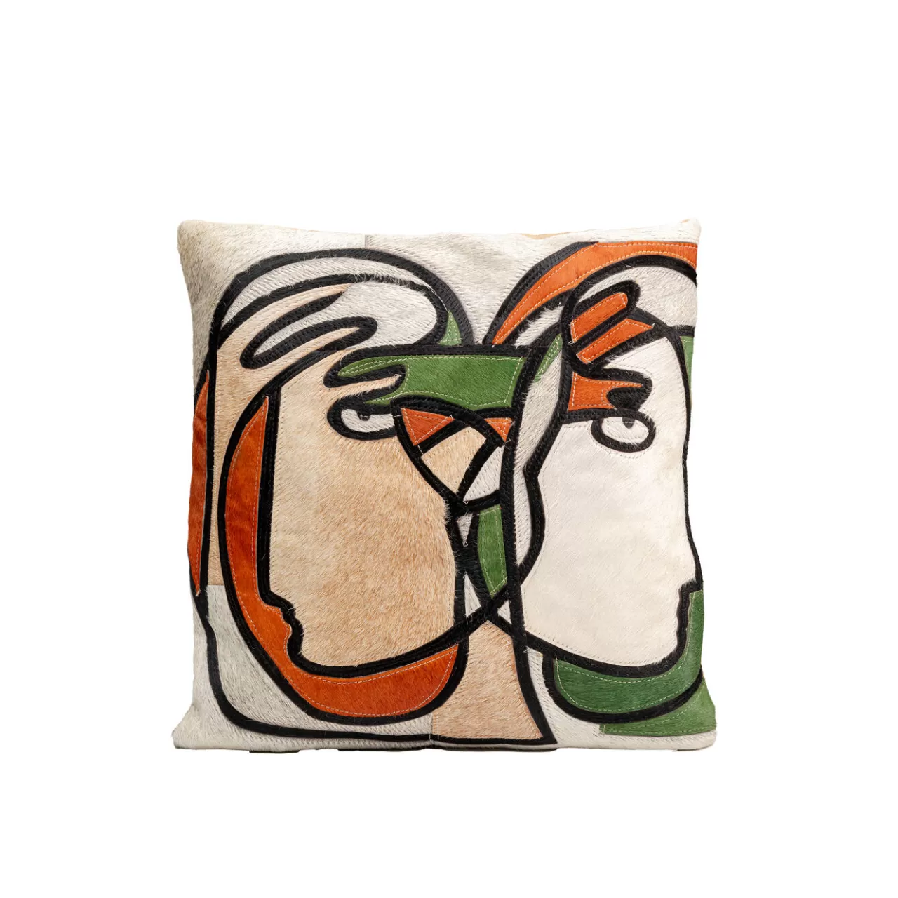 Coussin Thoughts Faces 40X40Cm*KARE Design Store