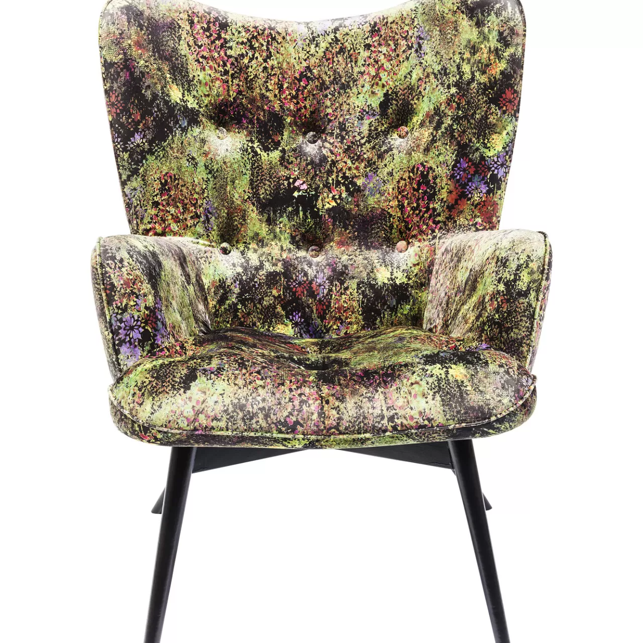 Fauteuil Black Vicky Jungle Vert*KARE Design Best