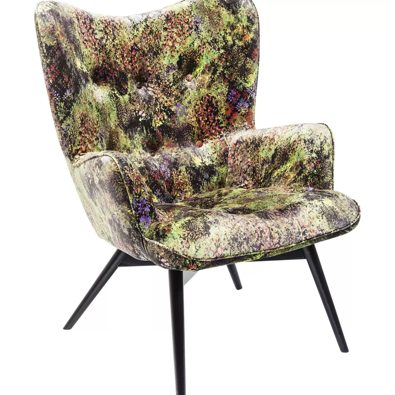 Fauteuil Black Vicky Jungle Vert*KARE Design Best