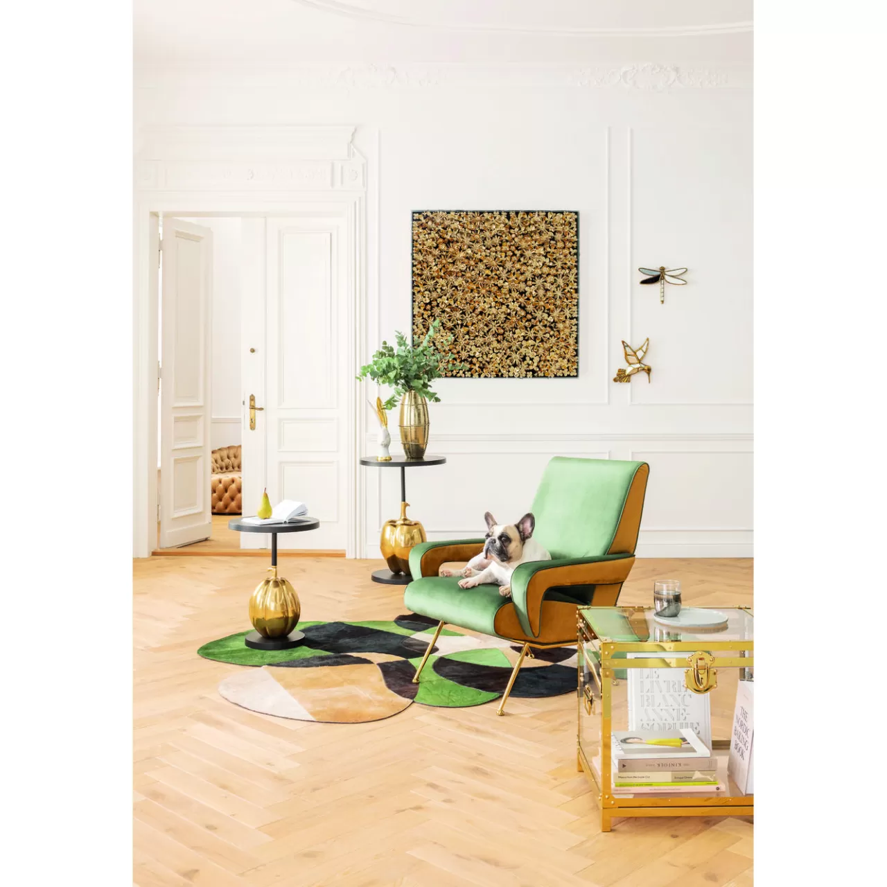 Fauteuil Luna Haut Dossier Vert*KARE Design Best