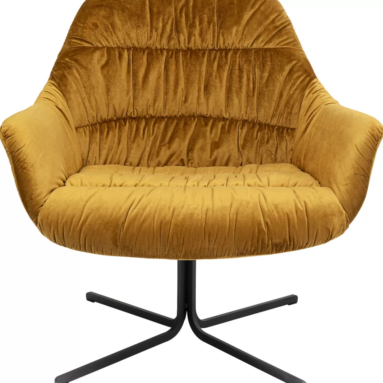 Fauteuil Pivotant Bristol Jaune*KARE Design Online