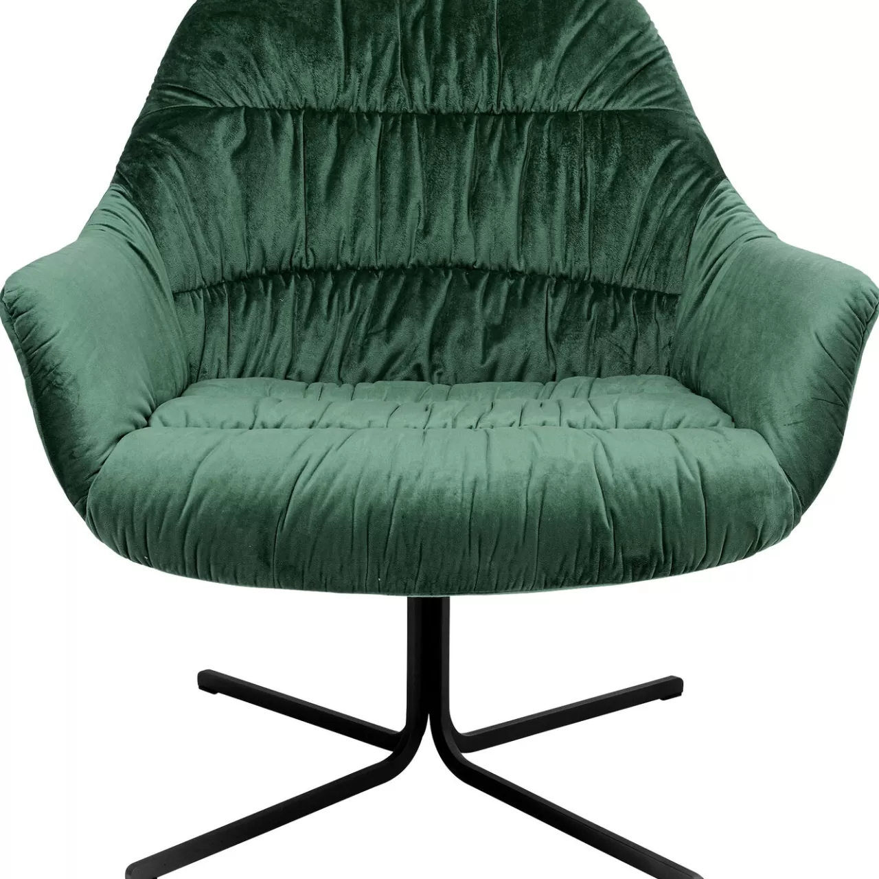 Fauteuil Pivotant Bristol Vert*KARE Design Shop