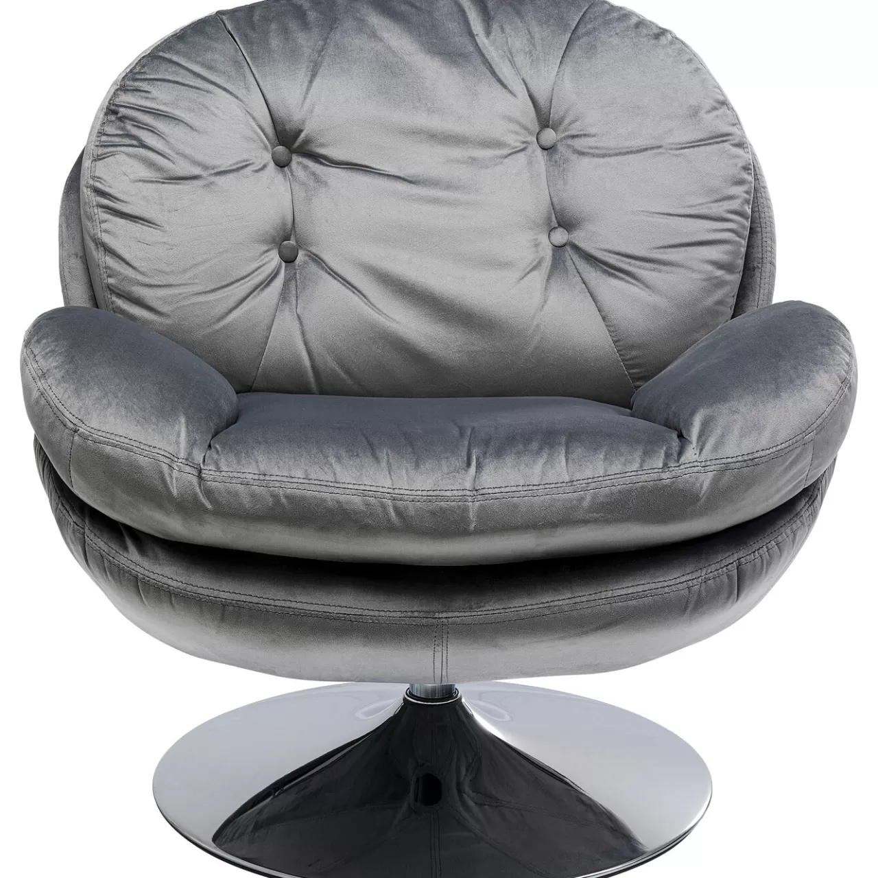 Fauteuil Pivotant Cosy Gris*KARE Design Cheap