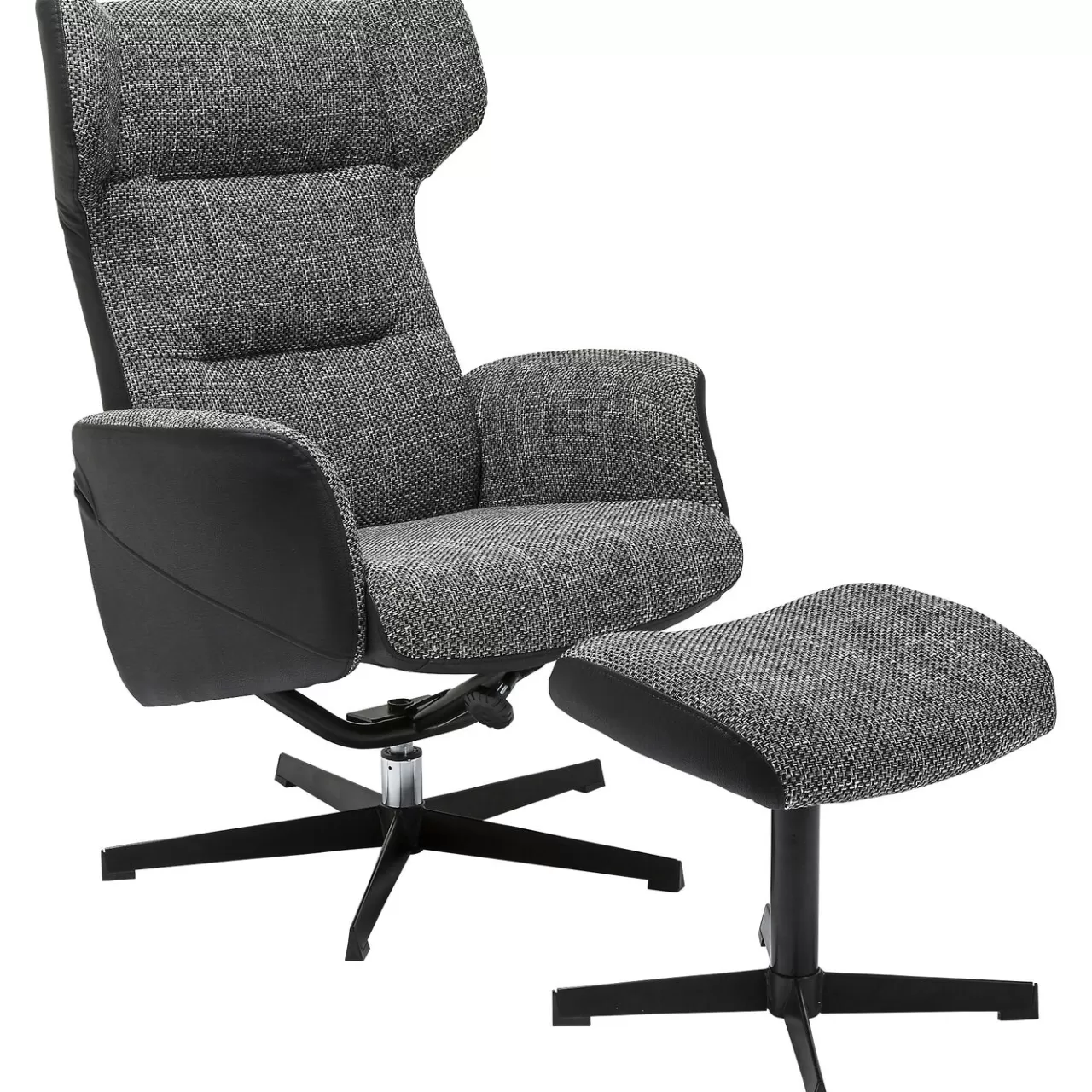 Fauteuil Pivotant Et Repose-Pieds Ohio Salt And Pe*KARE Design Outlet