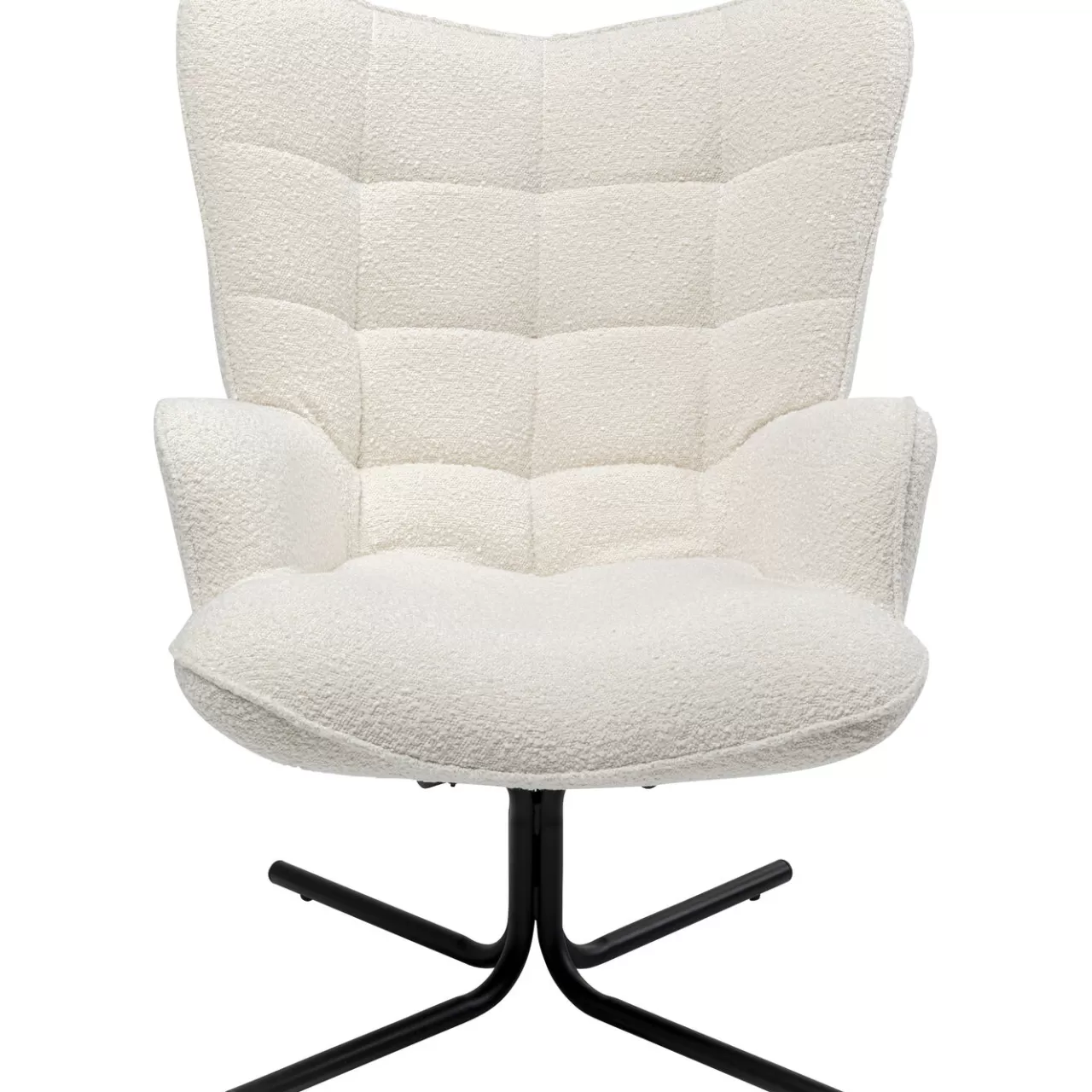 Fauteuil Pivotant Oscar Boucle Creme*KARE Design Cheap