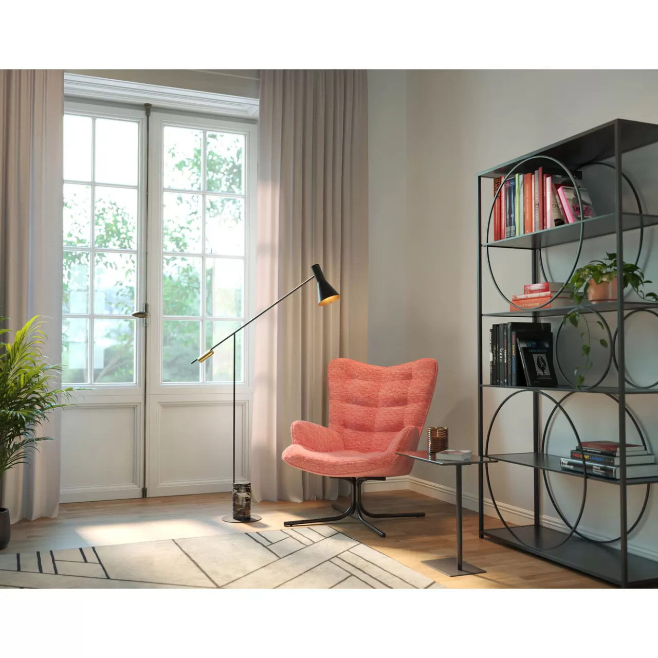 Fauteuil Pivotant Oscar Rose*KARE Design Shop