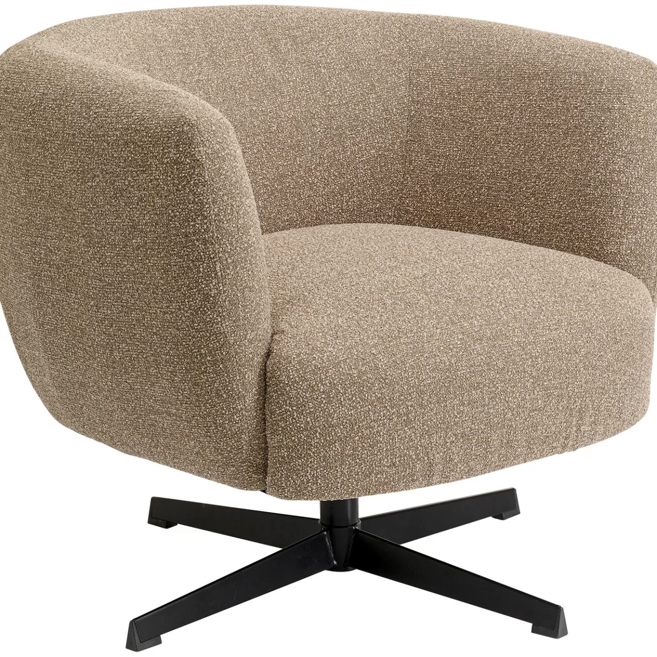 Fauteuil Pivotant Peony Beige*KARE Design Flash Sale