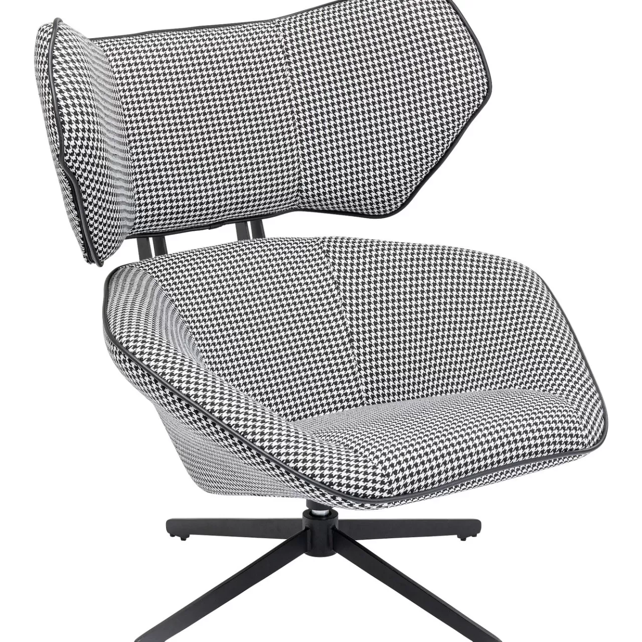 Fauteuil Pivotant Toledo Noir-Blanc*KARE Design Flash Sale