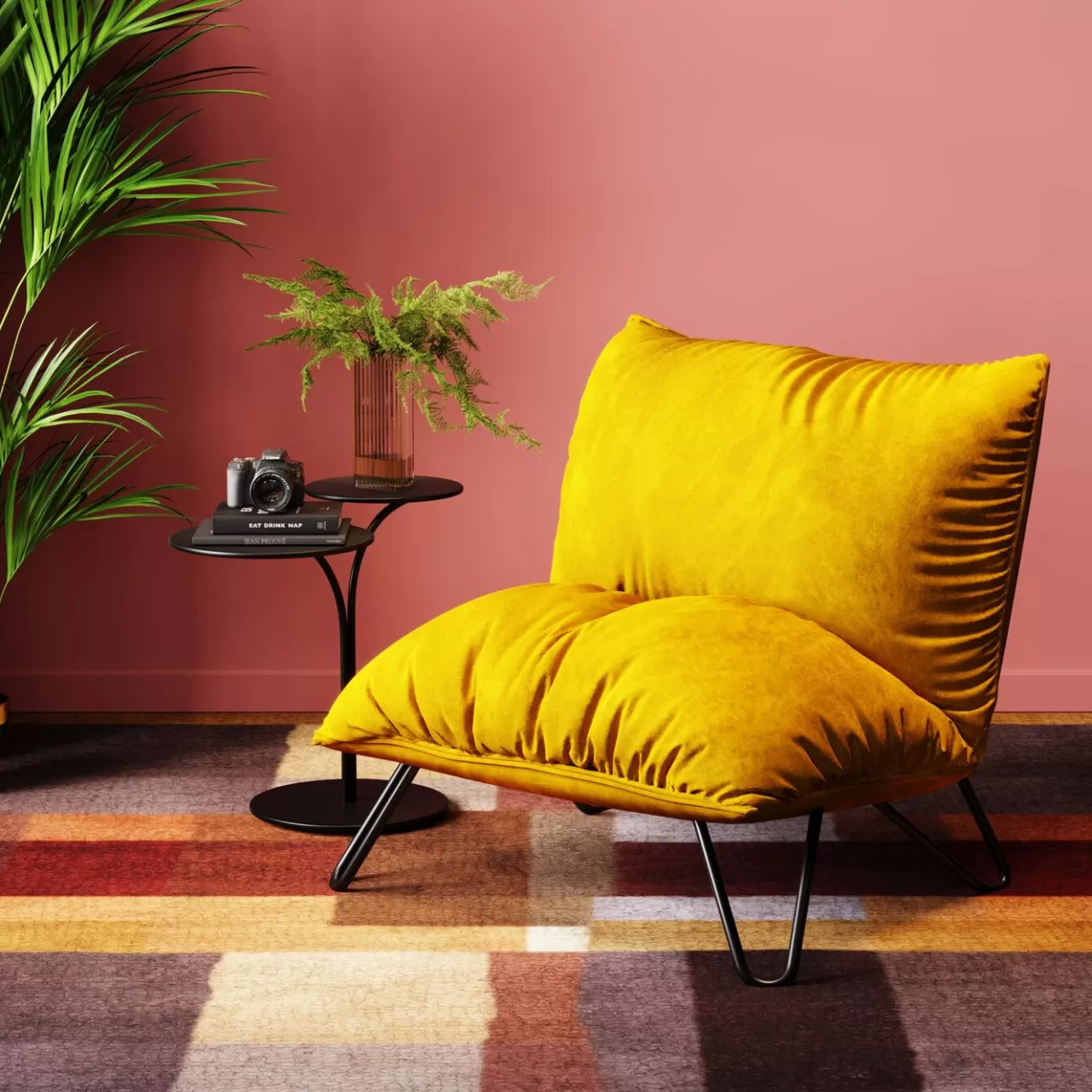 Fauteuil Port Pino Jaune*KARE Design Store