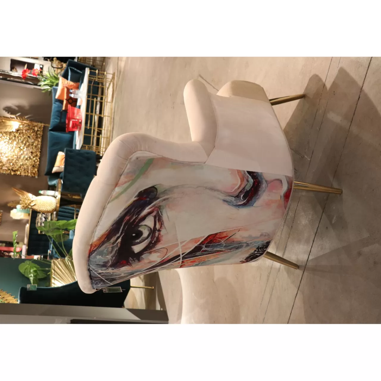 Fauteuil Portrait Creme*KARE Design Fashion