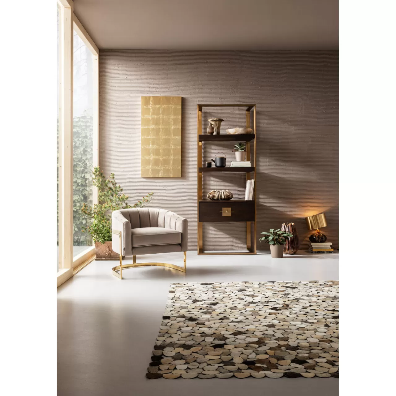 Fauteuil Pure Elegance Beige*KARE Design Discount