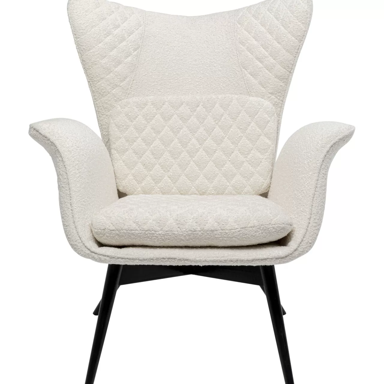 Fauteuil Tudor Boucle Creme*KARE Design Clearance