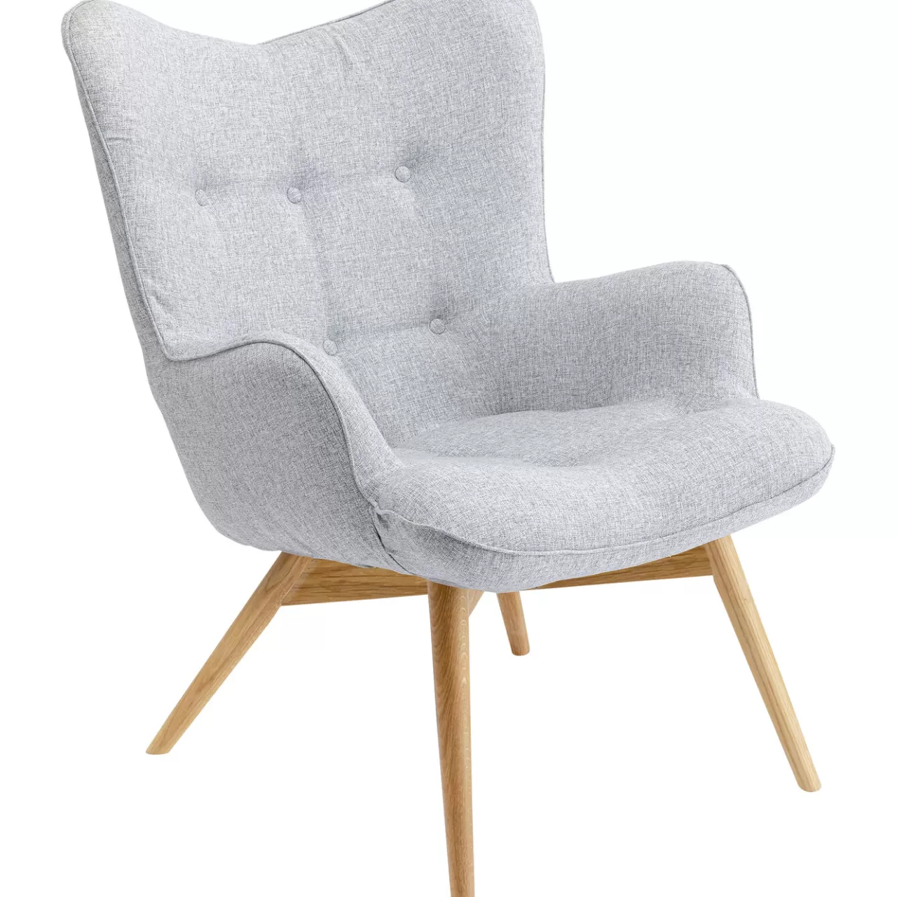 Fauteuil Vicky Light Gris*KARE Design Hot