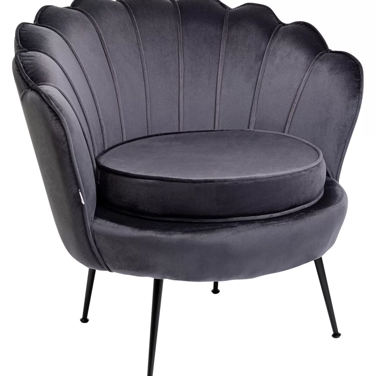 Fauteuil Water Lily Noir Gris*KARE Design Shop