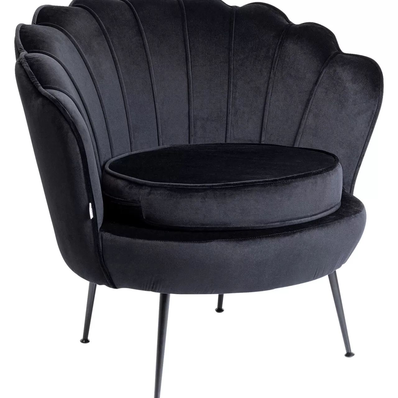 Fauteuil Water Lily Noir Noir*KARE Design Discount