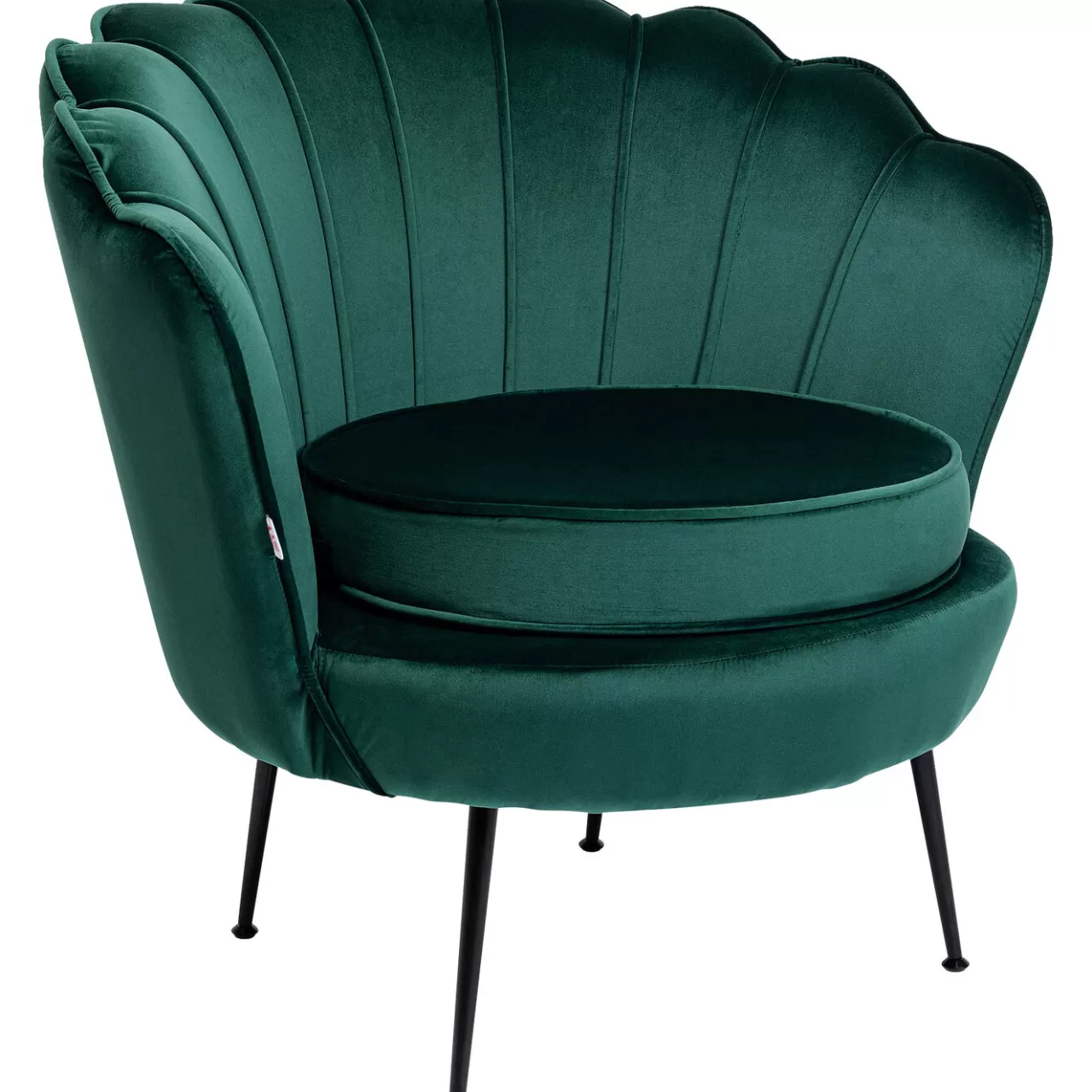 Fauteuil Water Lily Noir Vert Fonce*KARE Design Cheap