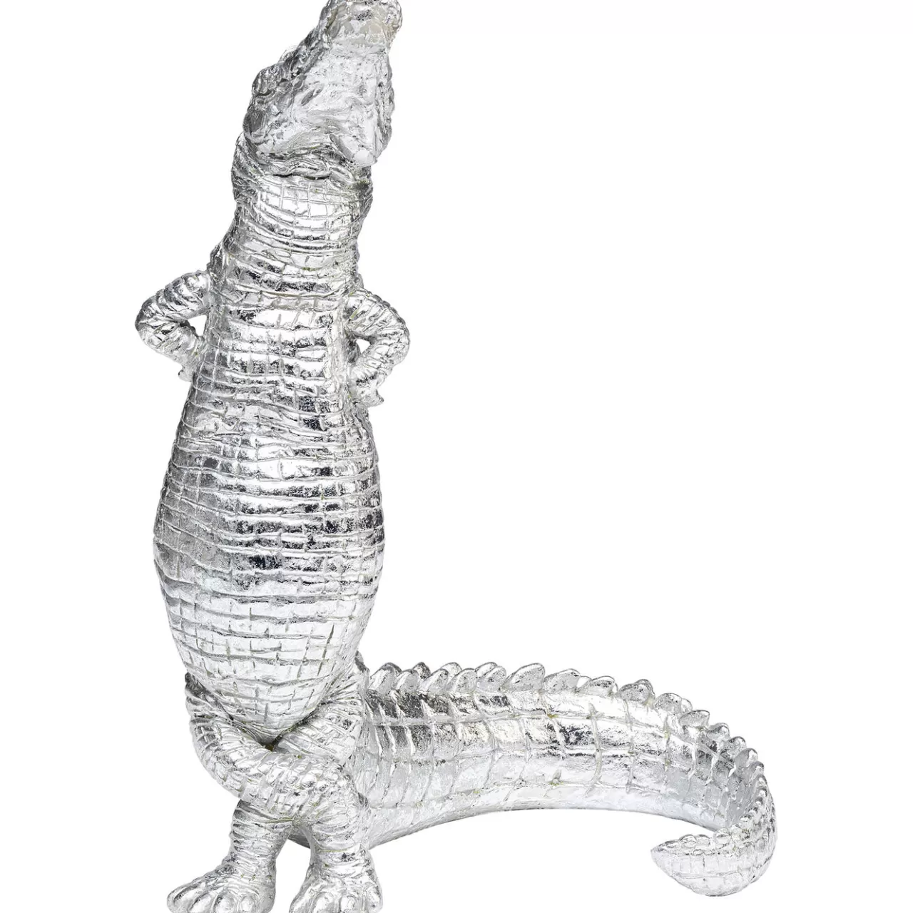 Figurine Déco Alligator Argente 39Cm*KARE Design Cheap