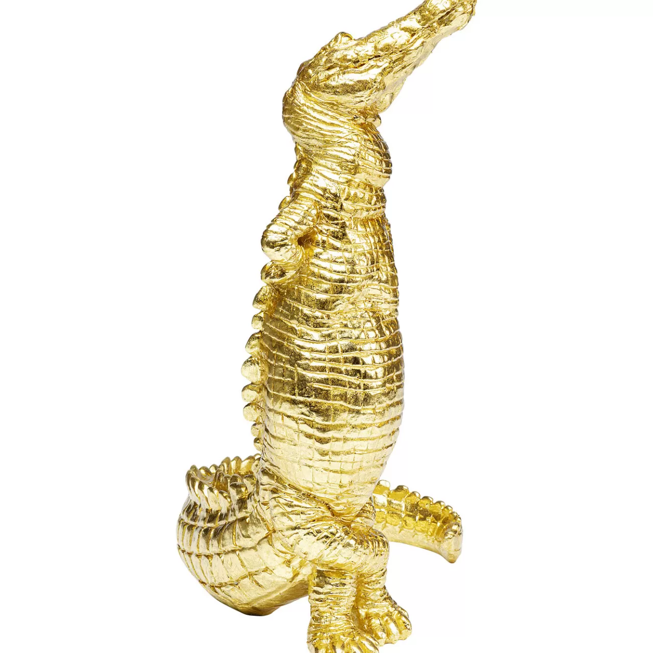 Figurine Déco Alligator Dore 39Cm*KARE Design Shop