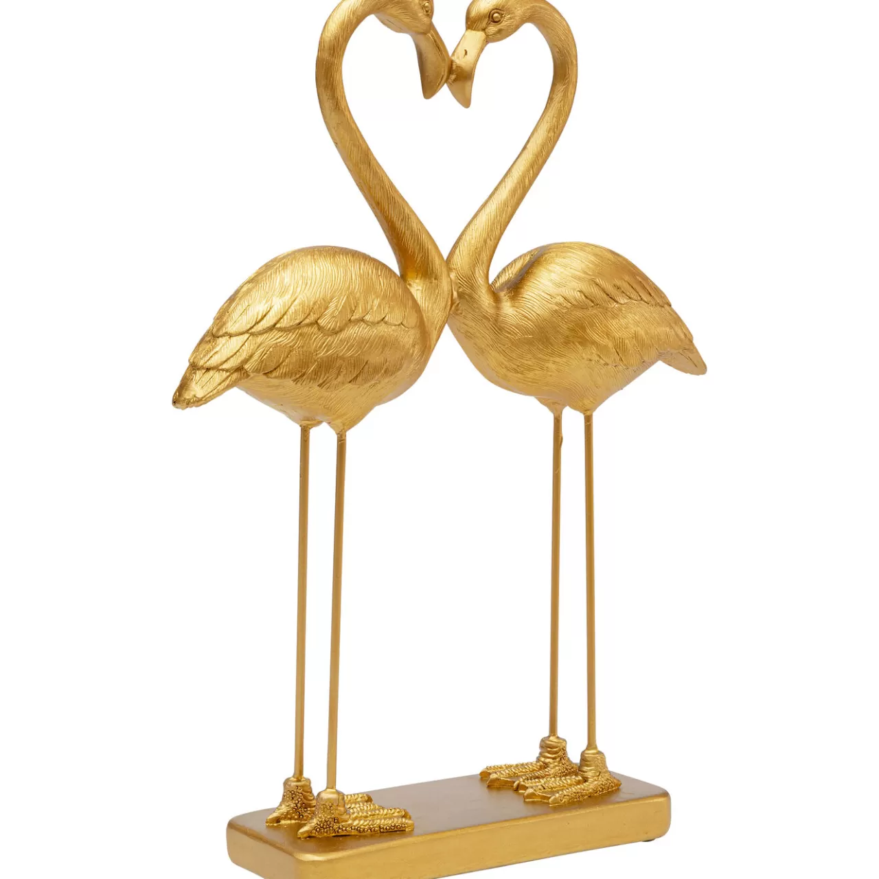 Figurine Déco Flamingo Love Dore 39Cm*KARE Design Hot