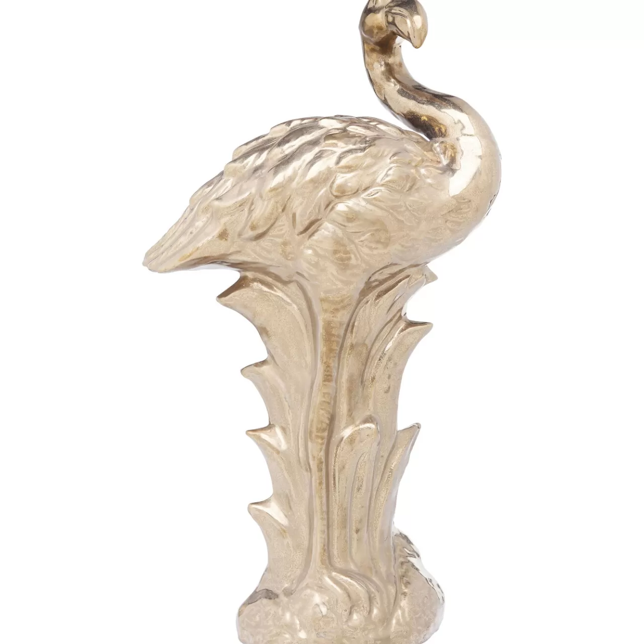 Figurine Décorative Flamingo Front Dore*KARE Design Discount